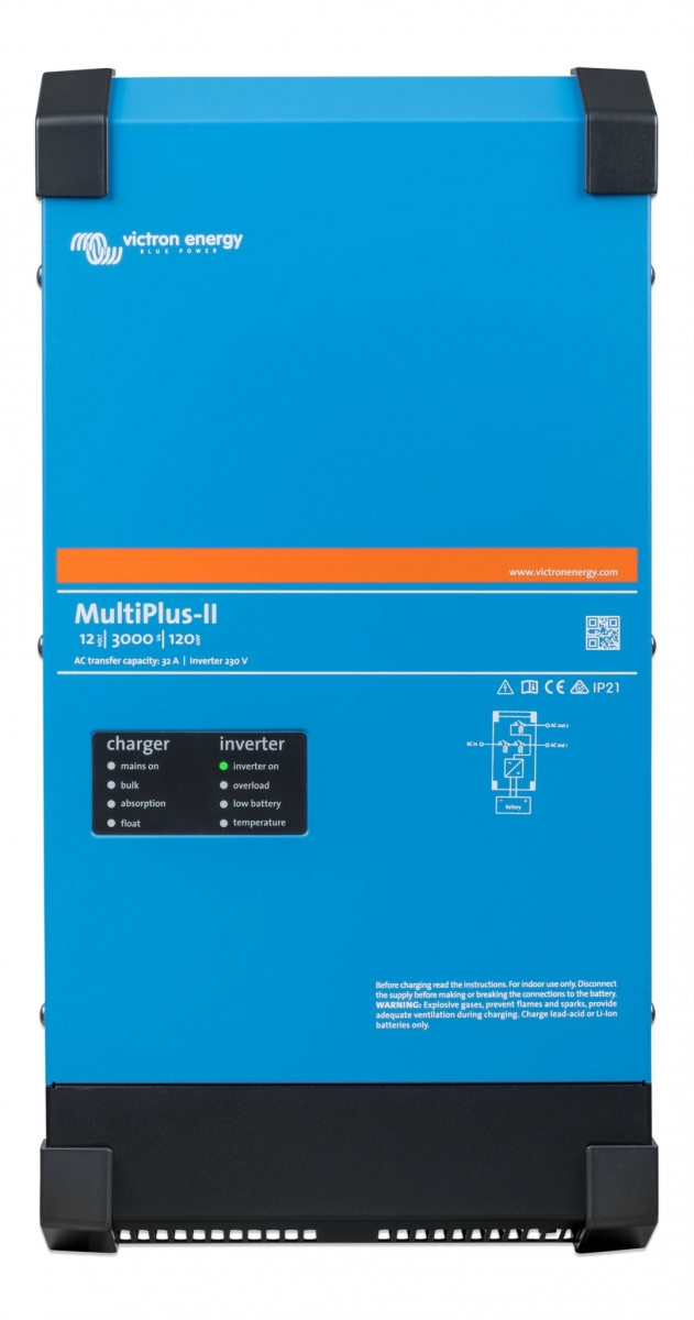 Victron MultiPlus-II 12/5000/220-50 230V, DC/AC 230V invertori ...